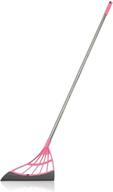 🧹 2-in-1 multifunctional magic broom sweeper – household silicone broom for effortless floor cleaning, hair & dirt removal, liquid & glass wiping (pink, 1pc) logo