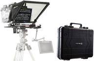 🎥 glide gear tmp 750: all-in-one professional video camera tablet teleprompter with beam splitting glass and protective case logo