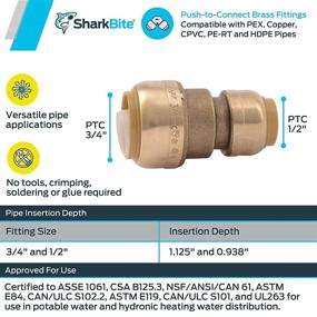 img 2 attached to SharkBite Reducing Coupling Connect Copper