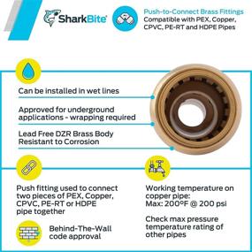 img 1 attached to SharkBite Reducing Coupling Connect Copper