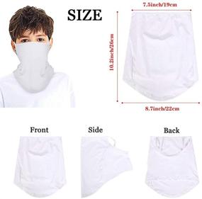 img 1 attached to CHUANGLI Bandana Gaiter Balaclava Protection Boys' Accessories