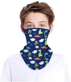 img 4 attached to CHUANGLI Bandana Gaiter Balaclava Protection Boys' Accessories