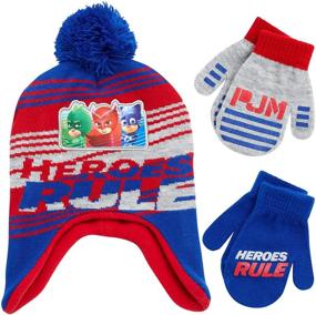 img 4 attached to PJ Masks Cold Weather Boys' Accessories: Mitten Gloves for Optimized Online Search