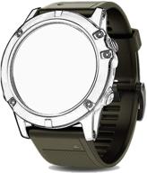 🌿 gincoband fenix 5x bands - 26mm quick release wristband replacement for garmin fenix 5x/fenix 5x plus/fenix 6x/fenix 6x pro/fenix watch (army green, 26mm width) logo