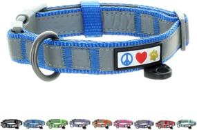 img 4 attached to 🐾 Pawtitas Classic Padded Reflective Dog Collar for Training and Puppy with Neoprene for Behavioral Support