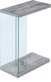 img 2 attached to Convenience Concepts SoHo C End Table: Sleek Faux Birch Design for Modern Convenience