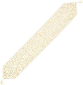 img 1 attached to Настольная дорожка Tassels Beige Jacquard