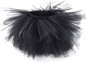 img 4 attached to Girls' 6-Layer Tutu Aerobarre Petticoat for Dancing - Skirts and Skorts Clothing