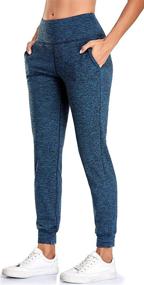 img 1 attached to 🏋️ Cestyle Women's Fleece Sweatpants: Winter Warm Joggers with Pockets for Workout, Running, and Lounge