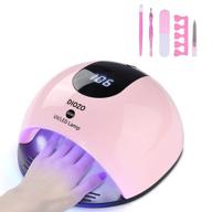 💅 diozo 80w uv nail lamp: high power nail dryer with timer settings, over-temperature protection - perfect for gels on fingernails & toenails, home & salon use logo