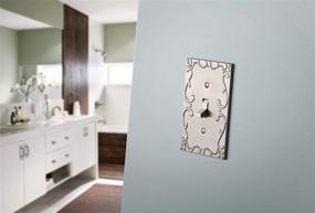 img 3 attached to Classic Lace Single Switch Wall Plate/Cover in Satin Nickel - Franklin Brass W35070-SN-C