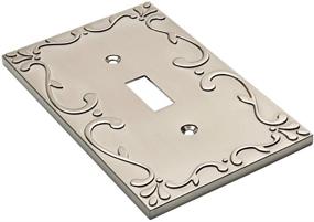 img 2 attached to Classic Lace Single Switch Wall Plate/Cover in Satin Nickel - Franklin Brass W35070-SN-C