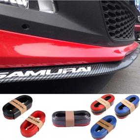 img 2 attached to 🚘 Universal Fit Front Bumper Lip (Black) - MG MEGA OTO MARKET Front Lip