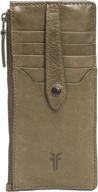 frye melissa cognac snap wallet for women - handbags, wallets, and more logo