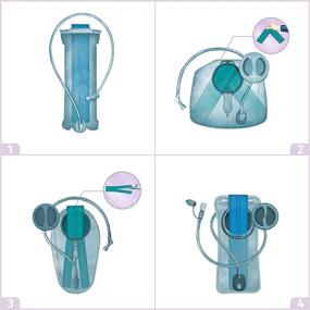 img 2 attached to U'Be Hydration Bladder Dryer (2 pcs) - Made in USA - Compatible with Hydration Pack Bladder Cleaning Kit & Cleaning Tablets - Camelback Cleaner - Camping & Hiking Kit