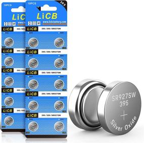img 4 attached to 🔋 20-Pack LiCB SR927SW 395 399 AG7 Batteries - 1.5V Watch Battery Collection
