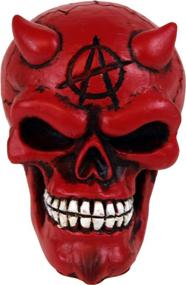 img 4 attached to 👹 Red and Black Devil Skull Shift Knob: Unleash Hell on the Road!