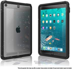 img 3 attached to 📱 Waterproof Case for iPad 10.2 9th 8th 7th Edition - Full Body Protection, Drop Proof, Kickstand - Black