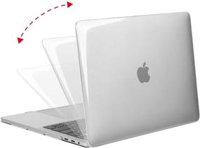 img 1 attached to 📦 MOSISO MacBook Pro 15 inch Case 2019-2016: Crystal Clear, Hard Shell, Keyboard Cover, Screen Protector, Storage Bag