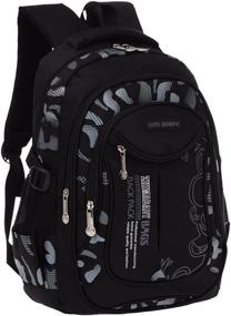 img 4 attached to 🎒 Primary Camouflage Schoolbag Backpacks: Stylish Camo Print Gear for Students