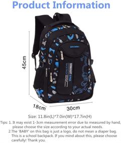 img 3 attached to 🎒 Primary Camouflage Schoolbag Backpacks: Stylish Camo Print Gear for Students