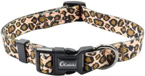 img 3 attached to 🐶 Olahibi Basic Dog Collar Leash Set: Durable 2-in-1 Collar with Matching 5ft Lead