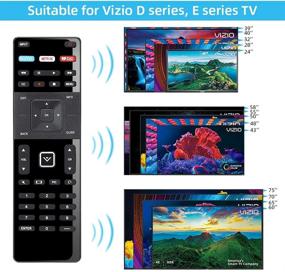 img 2 attached to 📺 UNOCAR Пульт дистанционного управления Vizio Smart TV XRT-122 замена для Vizio Smart TV 4K UHD HDR HDTV SmartCast Internet Vizio D E Series LED LCD 24 28 32 39 40 43 48 50 55 58 60 65 70 дюймов с поддержкой Netflix XUMO