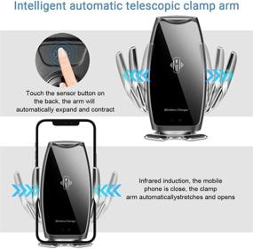 img 2 attached to 🔌 Cutting-Edge Wireless Charger: Auto-Retractable Clip for iPhone/Samsung - Fast Charging, Touch-Sensing