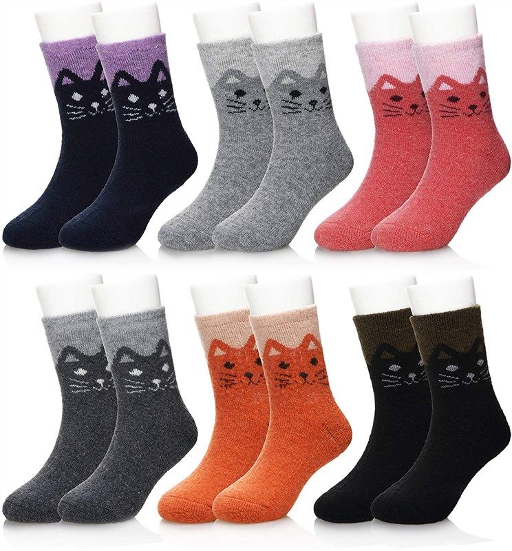 eocom pairs childrens winter socks 로고