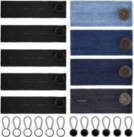 skylety waistband extender set with 3 types - 👖 ideal for jeans, skirts, and trousers (set 2, 19 pieces) logo