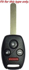 img 1 attached to 🔑 Protective Silicone Key Fob Cover Holder for Honda Accord Crosstour CR-V Civic Element Pilot