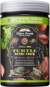 img 4 attached to 🐢 Nutri Stick Ultra Fresh - Probiotics, Wild Sword Prawn, Calcium & Vitamin D-Enriched Food for Picky Aquatic Turtles