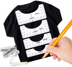 img 4 attached to T Shirt Alignment Ruler Measurement Fashion Sewing in Sewing Notions & Supplies