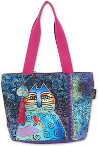 img 1 attached to 👜 Laurel Burch Wishing Love Medium Shoulder Bag Tote Handbag Purse