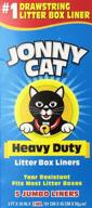 🐾 jonny cat litter box liners - heavy duty, jumbo size - 5 per box (4 pack/boxes) - high-quality solution for easy & convenient cat waste management logo