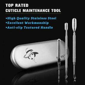 img 2 attached to BEZOX Professional Cuticle Pusher Kit