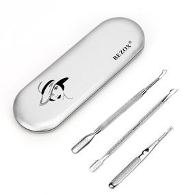 img 4 attached to BEZOX Professional Cuticle Pusher Kit