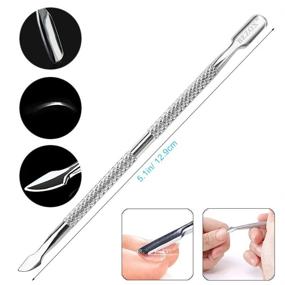 img 1 attached to BEZOX Professional Cuticle Pusher Kit