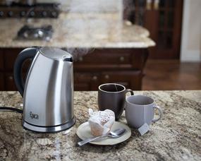 img 1 attached to Efficient and Stylish: Epica 1.75 Quart Cordless Electric Stainless Steel Kettle