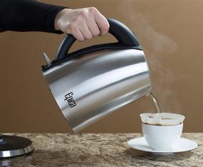 img 3 attached to Efficient and Stylish: Epica 1.75 Quart Cordless Electric Stainless Steel Kettle