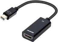 💻 адаптер mini displayport to hdmi от benfei, 4k mini dp to hdmi (совместим с thunderbolt), позолоченный кабель для macbook pro, macbook air, mac mini, microsoft surface pro 3/4. логотип