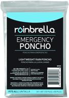 rainbrella emergency rain poncho hoodie logo