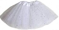 👗 qin - okc baby girls' fluffy birthday christmas tutu skirt | princess ballet dance sparkle star polka dot tutus for ages 3-8 years логотип