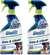 🐾 woolite free & clear pet stain & odor remover, 22oz (pack of 2) | enhance carpet cleaning and freshen home logo