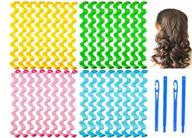 🔥 32-piece heatless hair curlers styling kit for extra long hair - create magic waves with no heat, easy hairstyles! logo