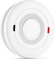 🔥 reliable dual smoke sensor alarm with voice warning - 10 year lithium battery fire alarm & co alarm | ul 217 & ul 2034 compliant | auto-check feature | not hardwired logo