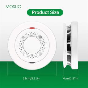 img 3 attached to 🔥 Reliable Dual Smoke Sensor Alarm with Voice Warning - 10 Year Lithium Battery Fire Alarm & CO Alarm | UL 217 & UL 2034 Compliant | Auto-Check Feature | Not Hardwired