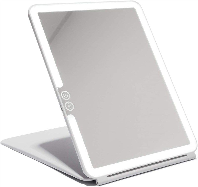 vanity planet travel mirror silicone 로고