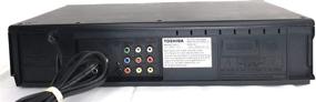 img 2 attached to 📺 Toshiba SD-V296-K-TU Tunerless DVD/VCR Deck Player Recorder Combo with VHS & CD Player, AV Cable Included - No Remote