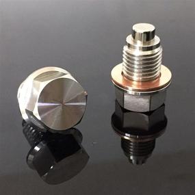 img 3 attached to 🔩 Stainless Steel Magnetic Oil Drain Plug for M14×1.5 Models: Efficient and Durable Solution